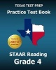 Texas Test Prep Practice Test Book Staar Reading Grade 4 (Paperback) - Test Master Press Texas Photo