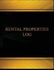 Rental Properties Log (Log Book, Journal - 125 Pgs, 8.5 X 11 Inches) - Rental Properties Logbook (Black Cover, X-Large) (Paperback) - Centurion Logbooks Photo