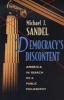 Democracy's Discontent - America in Search of a Public Philosophy (Paperback, New edition) - Michael J Sandel Photo