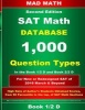 Book 1-2 D Redesigned SAT Math Database (Paperback) - John Su Photo