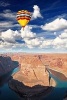 Hot Air Balloon Over Horseshoe Bend Arizona USA Journal - 150 Page Lined Notebook/Diary (Paperback) - Benton Press Photo