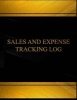 Sales and Expense Log (Log Book, Journal - 125 Pgs, 8.5 X 11 Inches) - Sales and Expense Logbook (Black Cover, X-Large) (Paperback) - Centurion Logbooks Photo