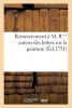 Remerciement A M. B** Auteur Des Lettres Sur La Peinture, Vulgairement Appelees La Critique (French, Paperback) - Sans Auteur Photo