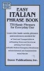 Easy Italian Phrase Book - Over 750 Basic Phrases for Everyday Use (Paperback) - Dover publications Photo