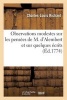 Observations Modestes Sur Les Pensees de M. D'Alembert Et Sur Quelques Ecrits (French, Paperback) - Richard C L Photo