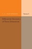 Differential Geometry of Three Dimensions: Volume 2, Volume 2 (Paperback) - CE Weatherburn Photo