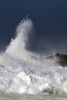 An Ocean Storm Waves Crashing Against the Lighthouse - Blank 150 Page Lined Journal for Your Thoughts, Ideas, and Inspiration (Paperback) - Unique Journal Photo