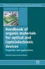 Handbook of Organic Materials for Optical and Optoelectronic Devices - Properties and Applications (Hardcover, New) - Oksana Ostroverkhova Photo