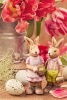 Two Country Rabbits with Fresh Tulips Spring Journal - 150 Page Lined Notebook/Diary (Paperback) - Cs Creations Photo