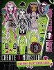 Monster High: Create-A-Monster Design Lab Sticker Book (Paperback) - Kirsten Mayer Photo