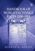 Handbook of World Exchange Rates, 1590-1914 (Hardcover, New Ed) - Markus A Denzel Photo