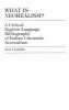 What is Neorealism? - A Critical English Language Bibliography of Italian Cinematic Neorealism (Hardcover, New) - Bert Cardullo Photo