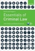 Smith & Hogan's Essentials of Criminal Law (Paperback) - John Child Photo