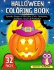 Halloween Coloring Book - Spooky Pages of Witches, Cats, Vampires, Zombies, Skulls & Pumpkin (Paperback) - Sachin Sachdeva Photo