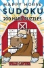 Happy Horse Sudoku 200 Hard Puzzles - Handy Pocket Size Book (Paperback) - Willy Canter Photo