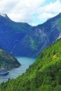 Geiranger Norwegian Fjord in Norway - Blank 150 Page Lined Journal for Your Thoughts, Ideas, and Inspiration (Paperback) - Unique Journal Photo