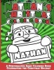 Nathan's Christmas Coloring Book - A Personalized Name Coloring Book Celebrating the Christmas Holiday (Paperback) - Nathan Books Photo