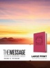 The Message Large Print - The Bible in Contemporary Language (Leather / fine binding) - Eugene H Peterson Photo