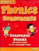 Phonics Consonants, Grades K-1 - Consonant Sounds You Need to Know to Be a Successful Reader (Paperback) - Flash Kids Editors Photo