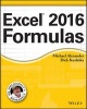 Excel 2016 Formulas (Paperback) - Michael Alexander Photo