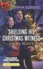 Shielding His Christmas Witness (Large print, Paperback, large type edition) - Laura Scott Photo