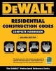 Dewalt 2015 Residential Construction Codes: Complete Handbook (Paperback, 2nd) - Lynn Underwood Photo