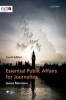 Essential Public Affairs for Journalists (Paperback, 4th Revised edition) - James Morrison Photo