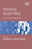 Analysing Social Policy - A Governmental Approach (Hardcover) - Greg Marston Photo