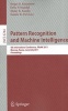 Pattern Recognition and Machine Intelligence (Paperback, Edition.) - Sergei O Kuznetsov Photo