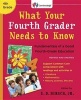 What Your Fourth Grader Needs to Know - Fundamentals of a Good Fourth-Grade Education (Paperback) - E D Hirsch Photo