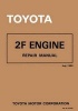 Toyota 2f Engine Repair Manual - Aug. 1980 (Paperback) - Toyota Motor Corporation Photo