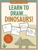 Learn to Draw Dinosaurs! - Easy Step-By-Step Drawing Guide (Paperback) - Peter Pauper Press Inc Photo