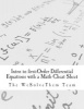 Intro to First-Order Differential Equations with a Math Cheat Sheet (Paperback) - Wesolvethem Photo