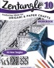 Zentangle 10 Workbook Edition, 10 - Featuring Ideas for Origami and Paper Crafts (Staple bound, Workbook) - CZT Suzanne McNeill Photo