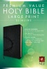 Premium Value Slimline Bible-NLT-Large Print Crown (Large print, Leather / fine binding, large type edition) -  Photo