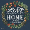 2017 Love Begins at Home Wall Calendar (Calendar) - Stacy H Kim Photo