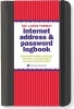 The Large-Format Internet Address & Password Logbook (Address book) - Peter Pauper Press Inc Photo