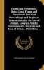 Forms and Precedents, Being Legal Forms and Precedents for Court Proceedings and Business Transactions for the Use of Judges, Lawyers, Clerks, Conveyancers, Notaries and Men of Affairs, with Notes .. (Hardcover) - Jabez Franklin 1834 1914 Cowdery Photo