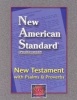 New Testament with Psalms and Proverbs-NASB-Pocket Size (Leather / fine binding) - Foundation Publication Inc Photo