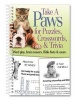 Take a Paws for Puzzles, Crosswords, & Trivia - Word Play, Brain Teasers, Bible Facts & More (Spiral bound) - Product Concept Mfg Inc Photo