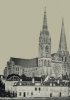 Carnet Blanc, Cathedrale de Chartres - Cathedrale de Chartres (French, Paperback) - Michel Berthaud Photo