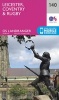 Leicester, Coventry & Rugby (Sheet map, folded, February 2016 ed) - Ordnance Survey Photo