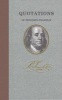 Quotations of  (Hardcover, 1st ed) - Benjamin Franklin Photo