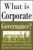 What is Corporate Governance? (Paperback) - John Colley Photo