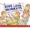 Five Little Monkeys Bake a Birthday Cake (Paperback) - Eileen Christelow Photo