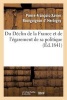 Du Declin de La France Et de L'Egarement de Sa Politique (French, Paperback) - D Herbigny P F X Photo