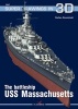 The Battleship USS Massachusetts (Paperback) -  Photo