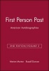 First Person Past, v. 2 - American Autobiographies (Paperback, 2nd Revised edition) - Marian Morton Photo