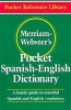 's Pocket Spanish-English Dictionary (English, Spanish, Paperback) - Merriam Webster Photo