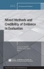 Mixed Methods and Credibility of Evidence in Evaluation - New Directions for Evaluation (Paperback) - Donna M Mertens Photo